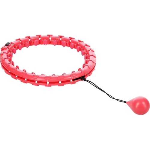 FH01 CZERWONE HULA-HOOP Z OBCIĄŻNIKIEM