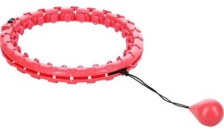 FH01 CZERWONE HULA-HOOP Z OBCIĄŻNIKIEM
