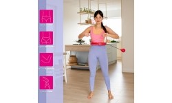 FH01 czerwone hula-hoop z obciążeniem