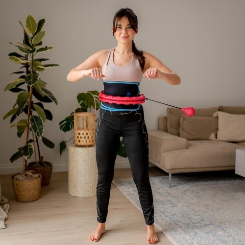 FH01 CZERWONE HULA-HOOP Z OBCIĄŻNIKIEM