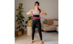 FH01 CZERWONE HULA-HOOP Z OBCIĄŻNIKIEM