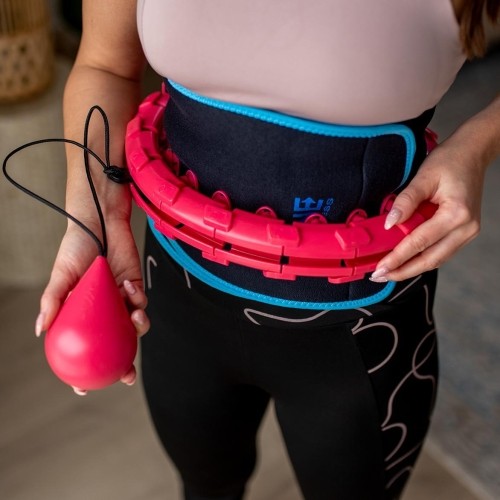 FH01 CZERWONE HULA-HOOP Z OBCIĄŻNIKIEM