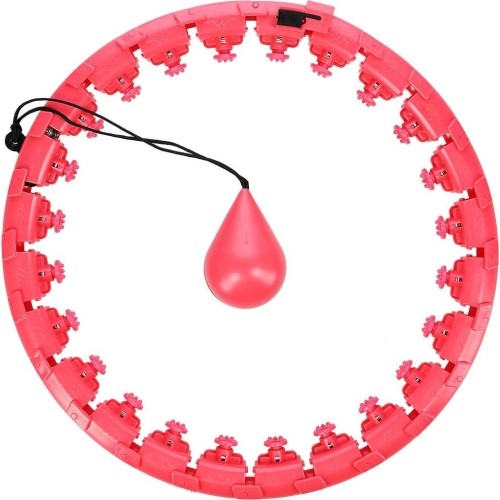 FH01 CZERWONE HULA-HOOP Z OBCIĄŻNIKIEM