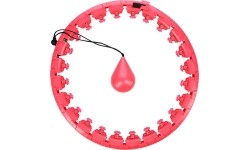 FH01 CZERWONE HULA-HOOP Z OBCIĄŻNIKIEM