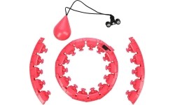 FH01 CZERWONE HULA-HOOP Z OBCIĄŻNIKIEM