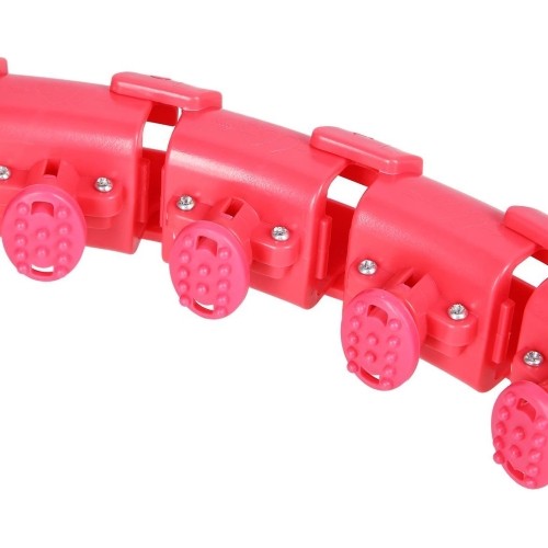 FH01 CZERWONE HULA-HOOP Z OBCIĄŻNIKIEM