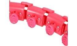 FH01 CZERWONE HULA-HOOP Z OBCIĄŻNIKIEM