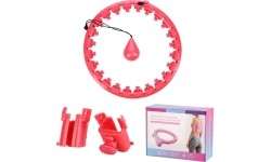 FH01 CZERWONE HULA-HOOP Z OBCIĄŻNIKIEM