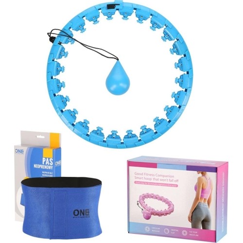 FH01 BLUE HULA HOP Z OBCIĄŻNIKIEM