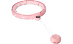 FH02 RÓŻOWE HULA HOP Z OBCIĄŻNIKIEM + LICZNIK