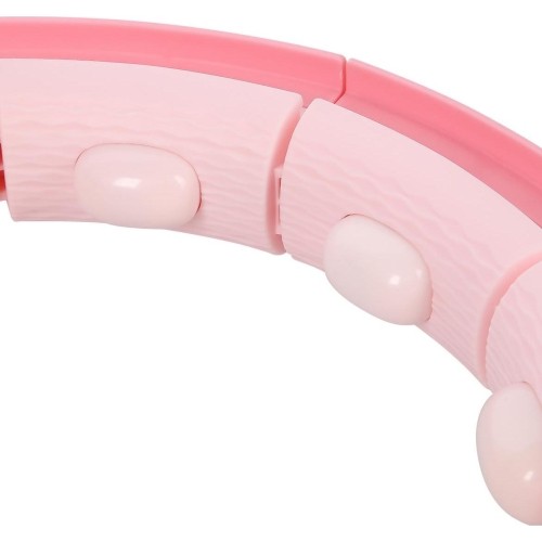 FH02 RÓŻOWE HULA HOP Z OBCIĄŻNIKIEM + LICZNIK