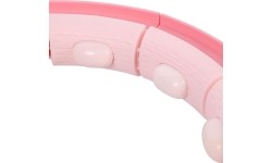 FH02 RÓŻOWE HULA HOP Z OBCIĄŻNIKIEM + LICZNIK