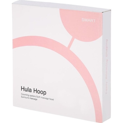 FH02 RÓŻOWE HULA HOP Z OBCIĄŻNIKIEM + LICZNIK