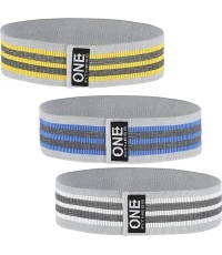 HB001 ONE FITNESS 3w1 ZESTAW GUMEK DO ĆWICZEŃ