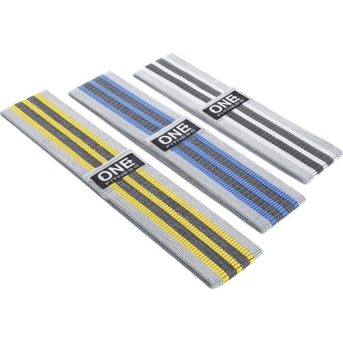 HB001 ONE FITNESS 3w1 ZESTAW GUMEK DO ĆWICZEŃ