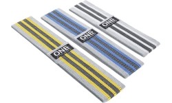 HB001 ONE FITNESS 3w1 ZESTAW GUMEK DO ĆWICZEŃ