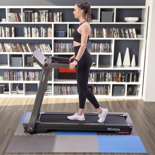 Mata treningowa składana MP-10, szaro-niebieska, 60x60x1cm, 9 szt.