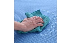 Gumowa podłoga, mata puzzle do siłowni MP10 Zielony-Niebieski-Czerwony, 60x60x1 cm (9 szt.)