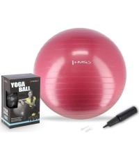 YB01 NOWA 65CM ŚLIWKOWA PIŁKA GIMNASTYCZNA HMS