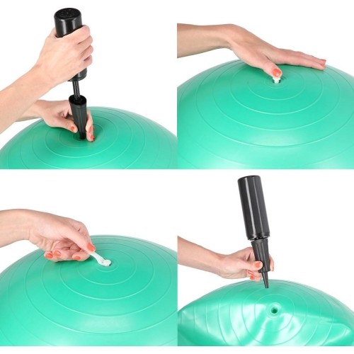 YB01 NOWA 65CM ŚLIWKOWA PIŁKA GIMNASTYCZNA HMS