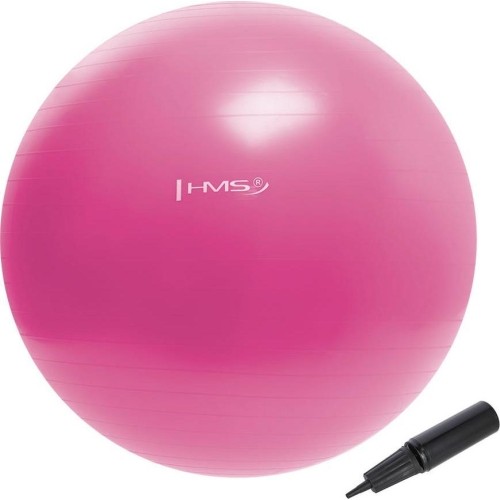 YB01N 55CM RÓŻOWA PIŁKA GIMNASTYCZNA HMS