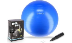 YB01 NOWA 55CM NIEBIESKA PIŁKA GIMNASTYCZNA HMS