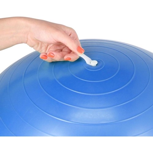 YB01 NOWA 55CM NIEBIESKA PIŁKA GIMNASTYCZNA HMS