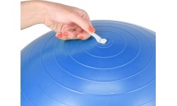 YB01 NOWA 55CM NIEBIESKA PIŁKA GIMNASTYCZNA HMS