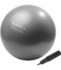 YB02 NOWA 75CM SZARA PIŁKA GIMNASTYCZNA HMS