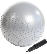 YB03 NOWA 65CM JASNOSZARA PIŁKA GIMNASTYCZNA HMS