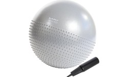 Piłka gimnastyczna HMS YB03 New, 65 cm, jasnoszara