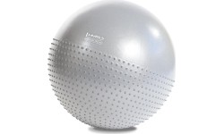 Piłka gimnastyczna HMS YB03 New, 65 cm, jasnoszara