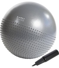 YB03 NOWA 65CM SZARA PIŁKA GIMNASTYCZNA HMS