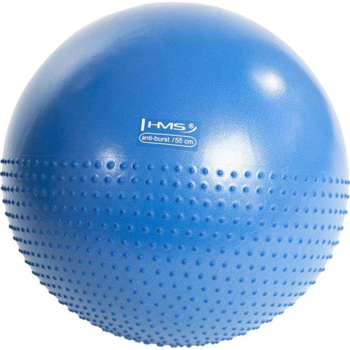 YB03 NOWA 55CM GRANATOWA PIŁKA GIMNASTYCZNA HMS