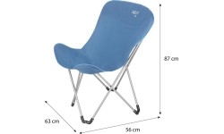 NC3051 NIEBIESKIE KRZESŁO KEMPINGOWE NILS CAMP
