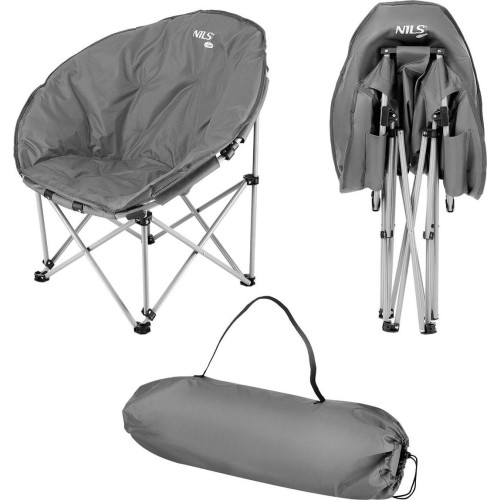 NC3070 SZARE KRZESŁO KEMPINGOWE NILS CAMP