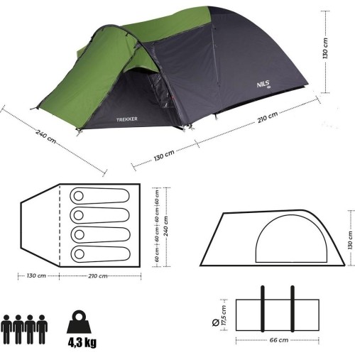 Namiot Nils Camp Trekker
