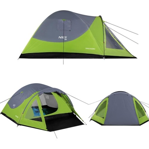 Zielono-szary namiot kempingowy NC6006 Discovery Nils Camp