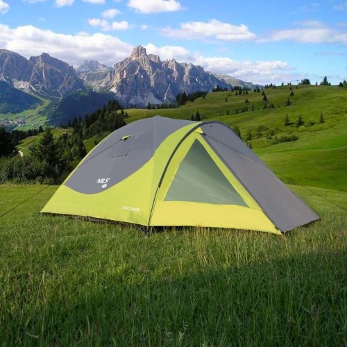 Zielono-szary namiot kempingowy NC6006 Discovery Nils Camp