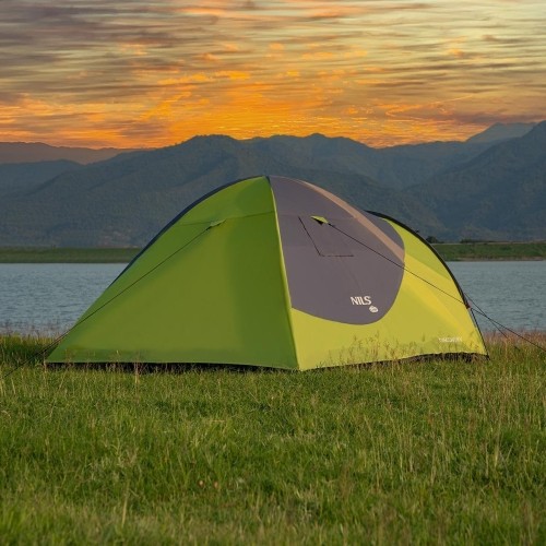 Zielono-szary namiot kempingowy NC6006 Discovery Nils Camp