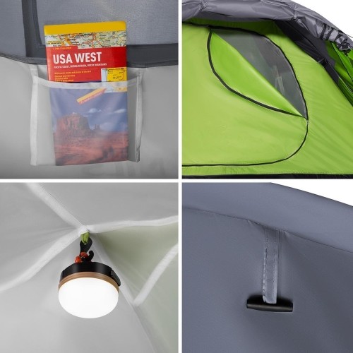 NC6006 ZIELONO-SZARY NAMIOT KEMPINGOWY DISCOVERY NILS CAMP