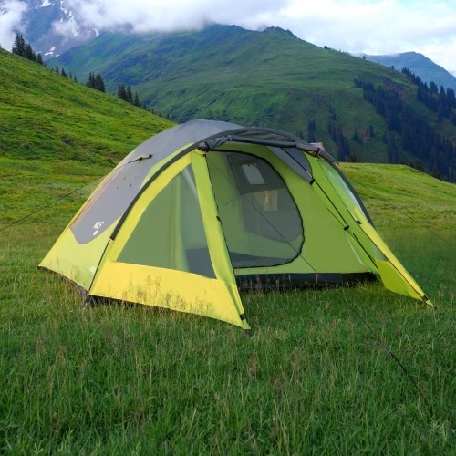Zielono-szary namiot kempingowy NC6006 Discovery Nils Camp