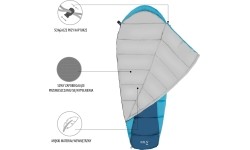 NC2012 SZARO-NIEBIESKI ŚPIWÓR NILS CAMP