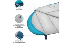 NC2012 SZARO-NIEBIESKI ŚPIWÓR NILS CAMP