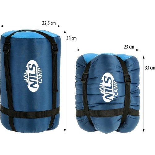 NC2012 SZARO-NIEBIESKI ŚPIWÓR NILS CAMP