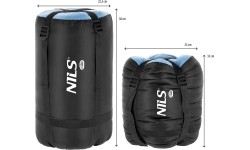 NC2012 CZARNO-NIEBIESKI ŚPIWÓR NILS CAMP