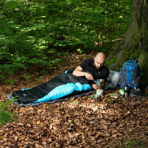 NC2012 CZARNO-NIEBIESKI ŚPIWÓR NILS CAMP