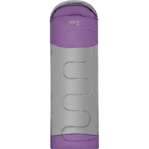 NC2008 SZARO-FIOLETOWY ŚPIWÓR ROZMIAR M NILS CAMP