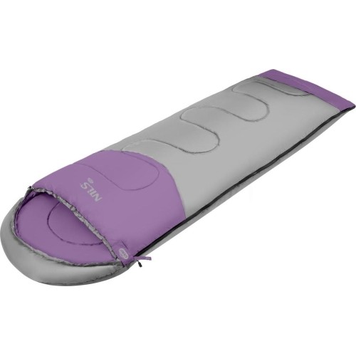 NC2008 SZARO-FIOLETOWY ŚPIWÓR ROZMIAR M NILS CAMP