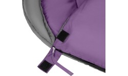 NC2008 SZARO-FIOLETOWY ŚPIWÓR ROZMIAR M NILS CAMP
